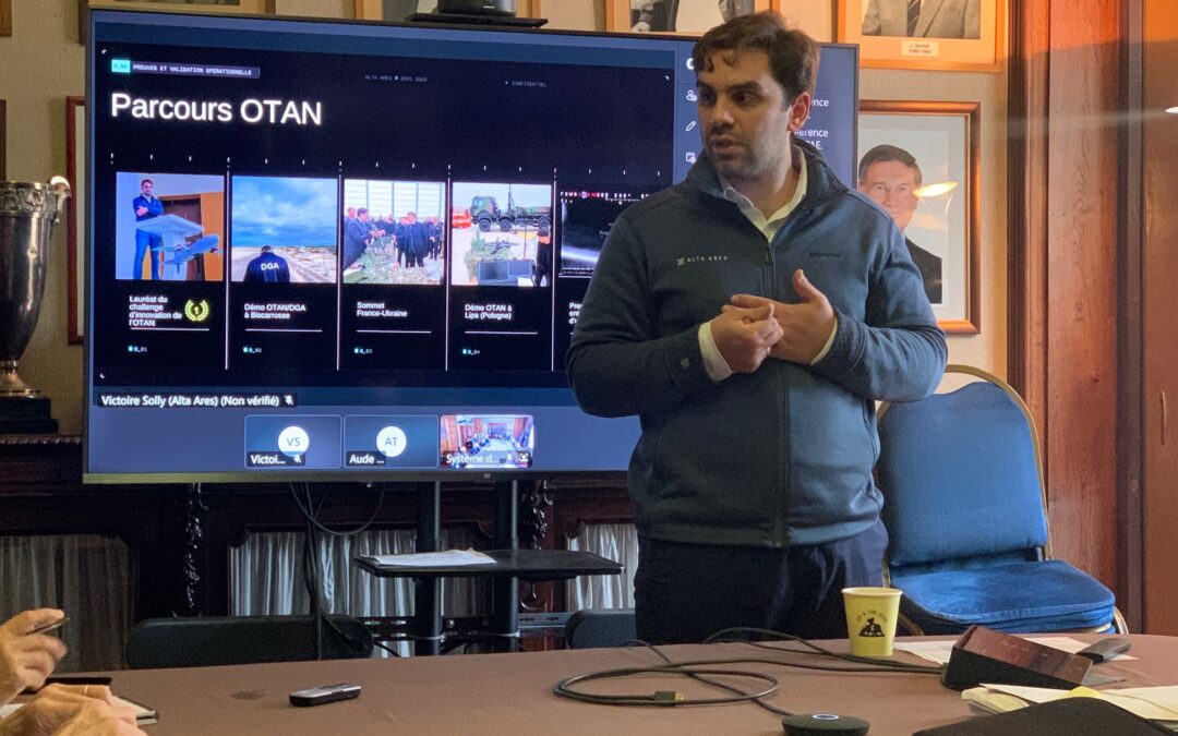 L&rsquo;AJPAE rencontre Hadrien Canter, co-fondateur et DG de la start up Alta Ares